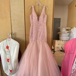 Morilee size 2 dress gown mermaid